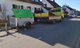 2. z.B muß der Aushub auf den LKW