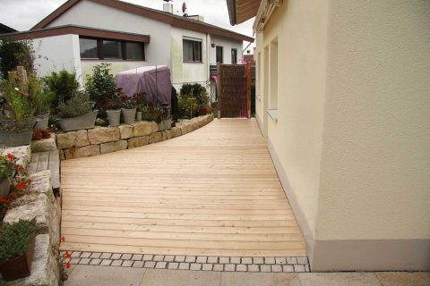 Terrasse aus Lärche